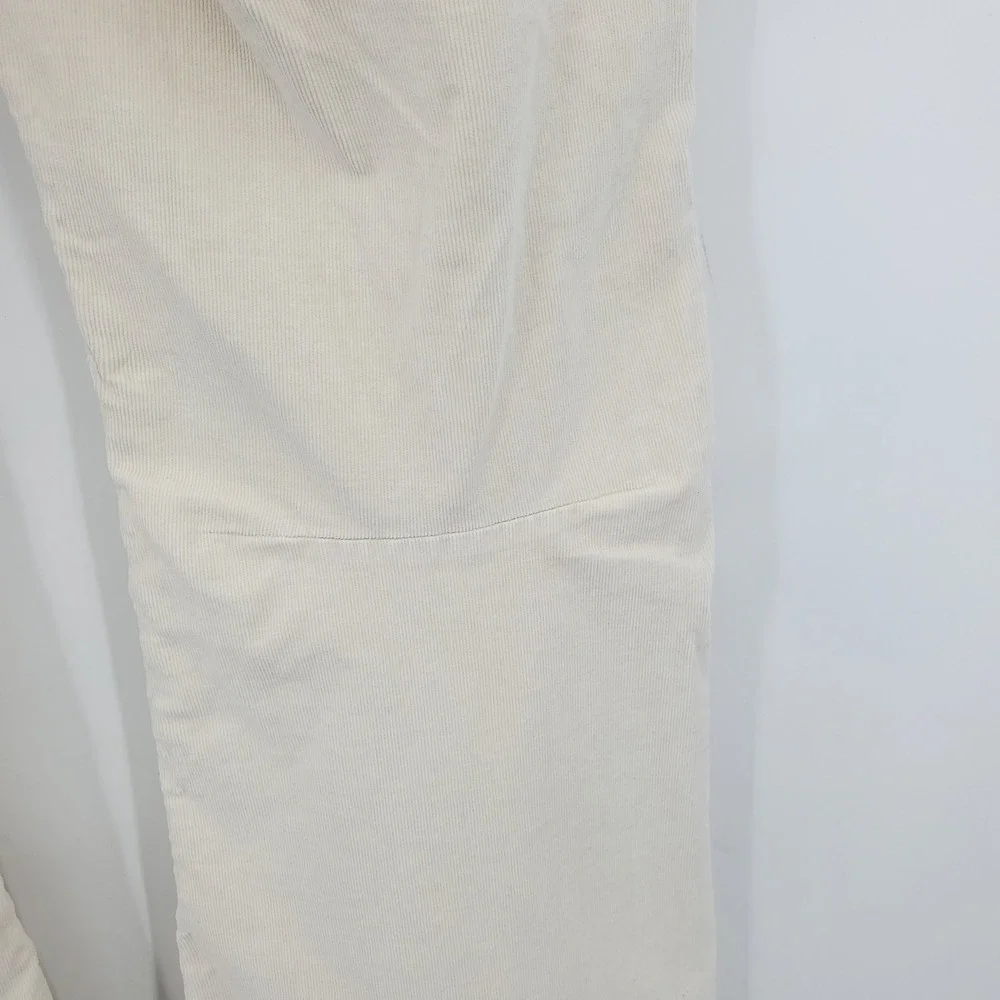 We The Free Free People Corduroy Flare Pants Cream Size 29 Boho Hippie Festival